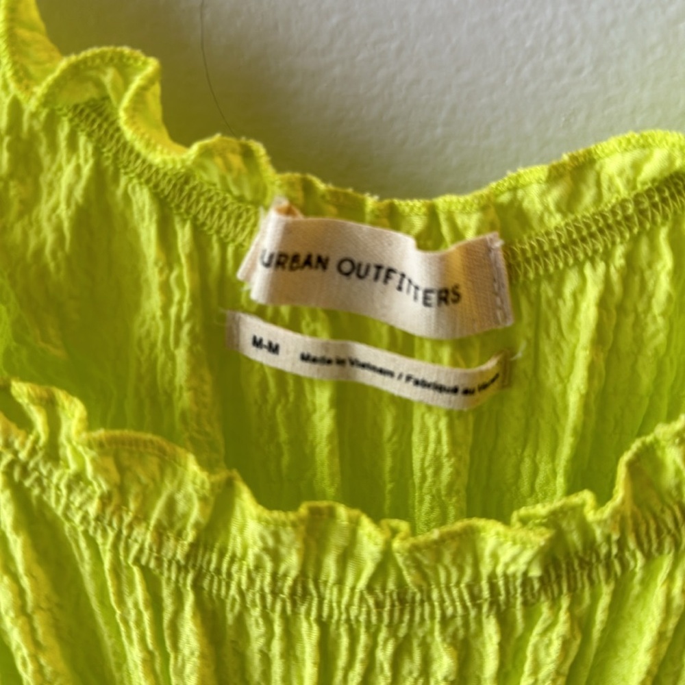 Urban Outfitters Neon Smocked Dress - Picture 3 of 4